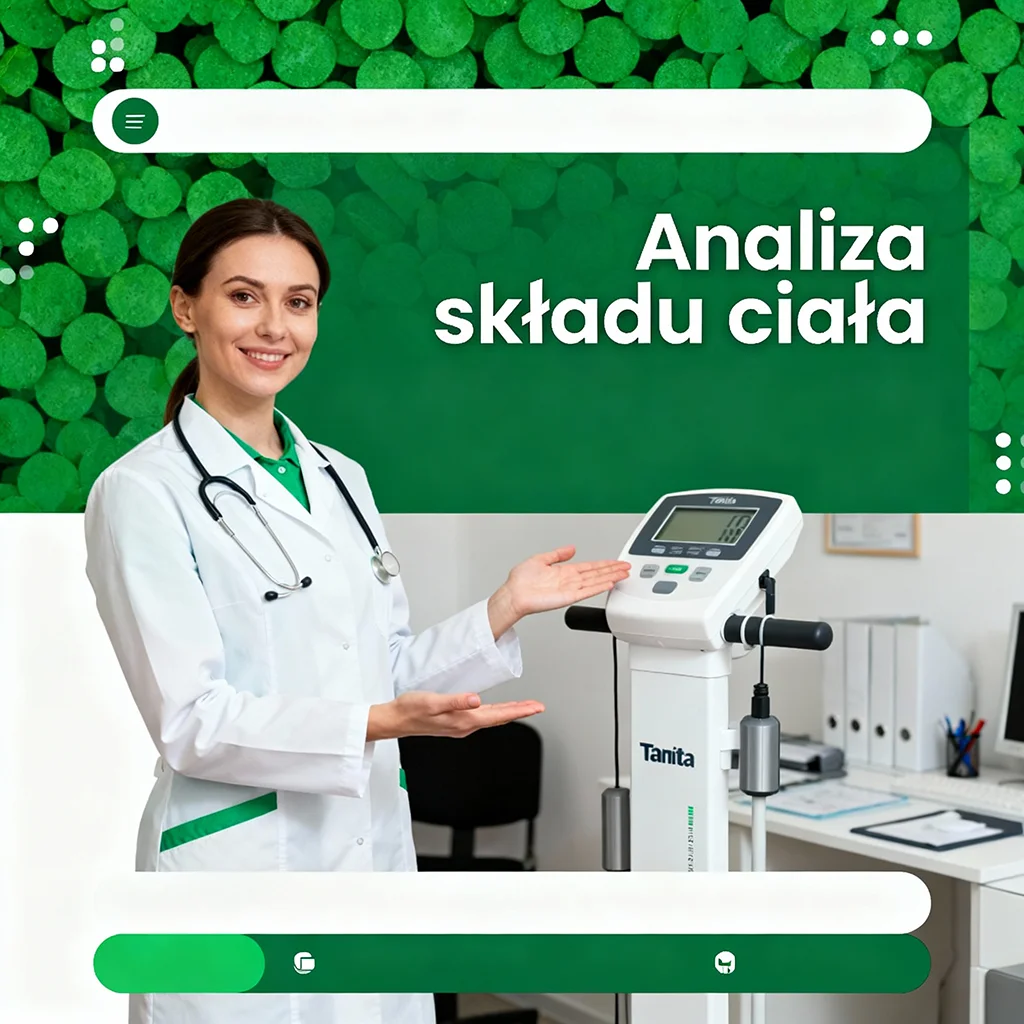 Okładka usługi Analiza składu ciała na urządzeniu Tanita w gabinecie dietetycznym