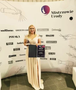 Dietetyk Weronika Gawrońska na gali konkursu Mistrzowie urody