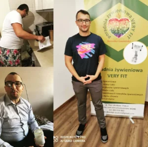 Efekty współpracy z dietetykiem, utrata wagi - metamorfoza Tomasza