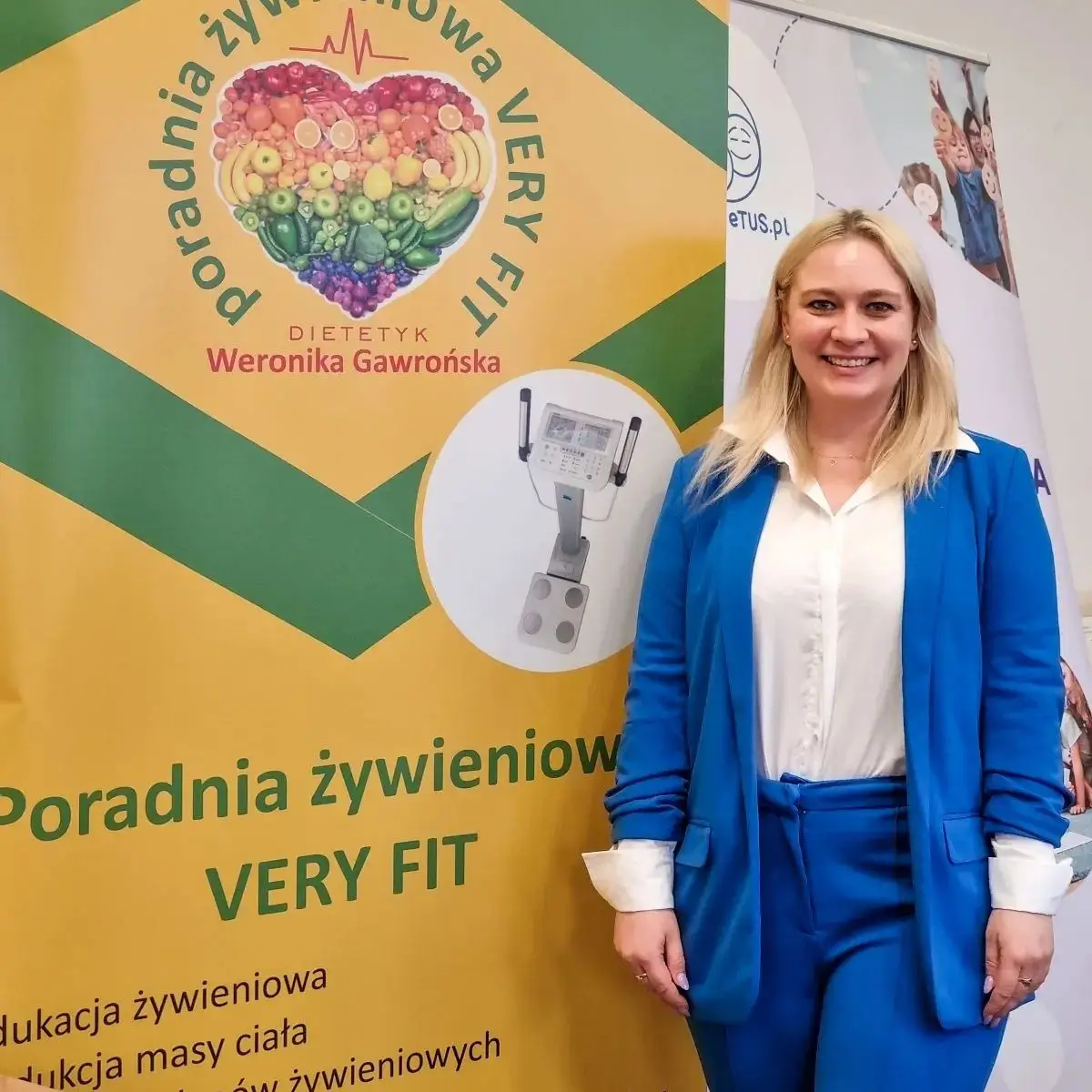 Dietetyk Weronika Gawrońska na prelekcji o żywieniu w autyzmie w Policach