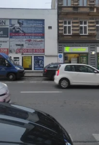 Wejście do gabinetu dietetycznego w Szczecinie