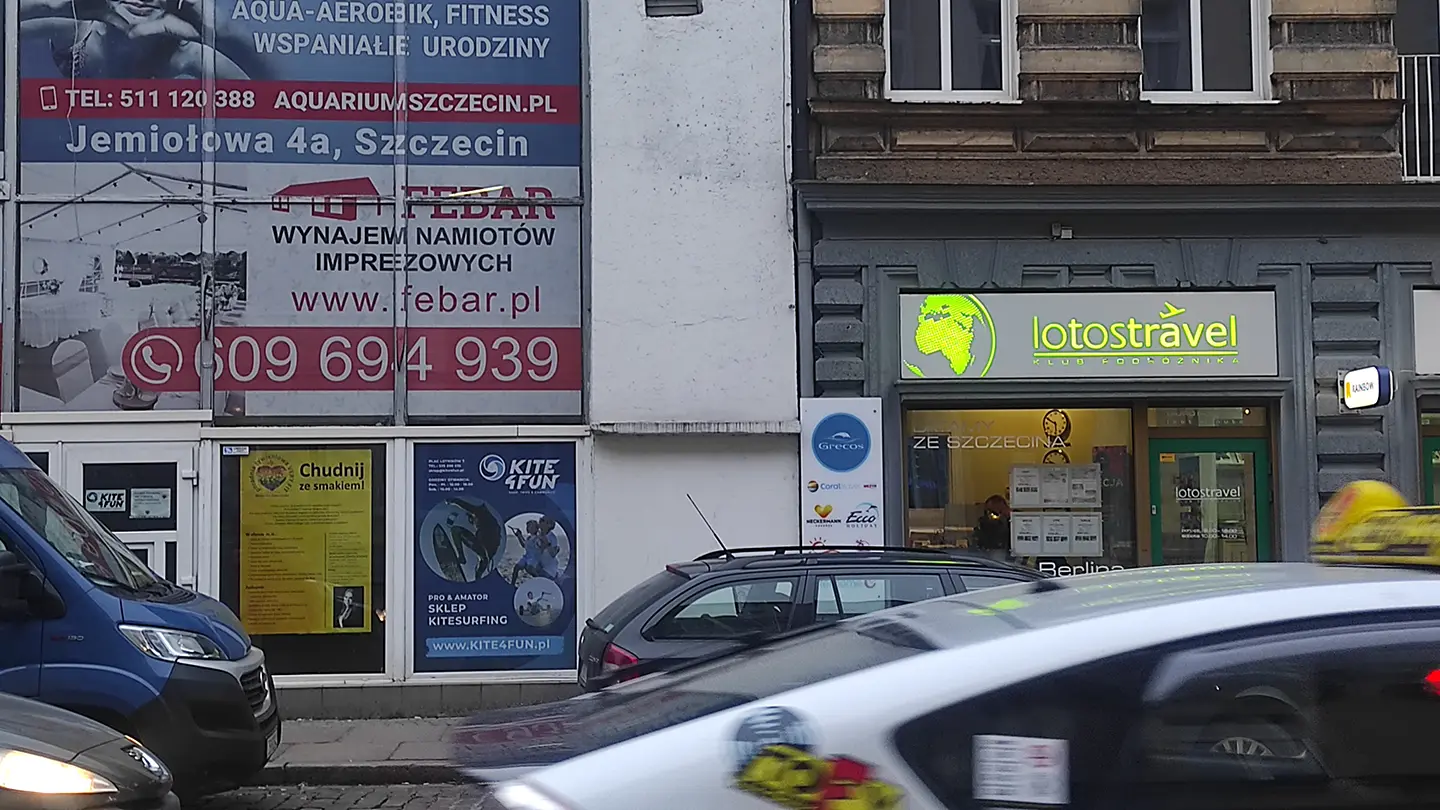 Wejście do gabinetu dietetycznego w Szczecinie